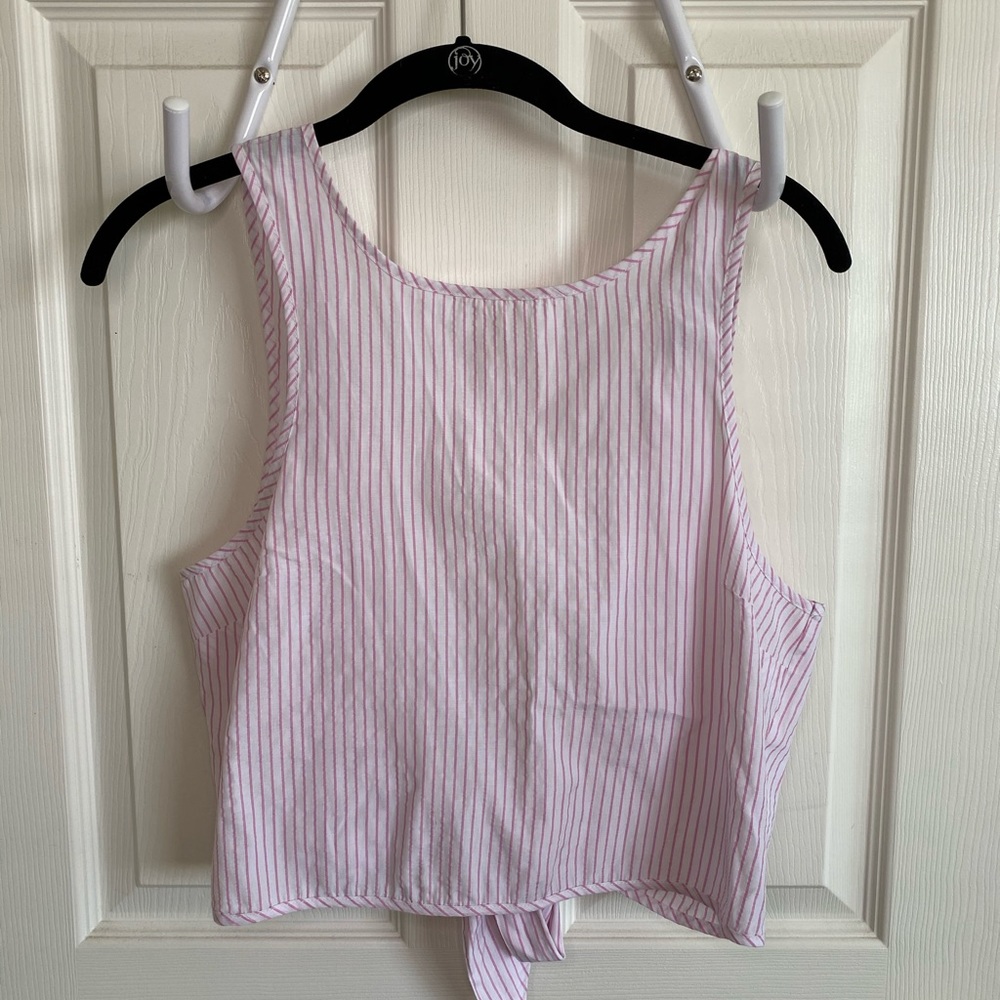 tied crop top